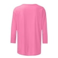 thumbnail image 5 of Dovford Women T Shirt TITI Like A Mom But Cooler Funny Short Sleeve Crew Neck Graphic Top T-Shirt Aunt Auntie Casual Tees Blouse Gift, 5 of 5