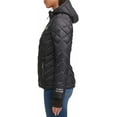 thumbnail image 3 of Tommy Hilfiger Womens Packable Hooded Puffer Jacket(Black Large), 3 of 6