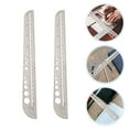 thumbnail image 4 of Miangastore Règle Droite en Acier Inoxydable 2 Pcs 10.5x1.5x0.06 Po, 4 of 9