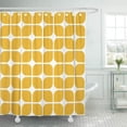 thumbnail image 1 of Cortina de Ducha ABPHQTO Mod Infantil Amarillo Mostaza Geométrica 160x180 cm, 1 of 1