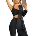 thumbnail image 4 of DYMADE Women Medium Length Long Sleeve Small Suit Vest And Pant Commuting Sets, 4 of 4