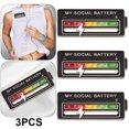 thumbnail image 1 of Pin social batería emocional solapa para todas las ocasiones (Display Power-), 1 of 6