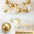 thumbnail image 4 of Sage Green and Gold Balloons, 67pcs 12 Inch Sage Green Gold White Gathering Balloons for Birthday, Wedding, 4 of 9