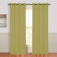 thumbnail image 2 of Lavish Home Mia Jacquard Grommet Curtain Panel, 2 of 2