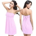 thumbnail image 1 of YFELWZ Women's Plus Size Swimsuits Cover Up 1 Piece Bathing Suits Lace Up Pink One Size, 1 of 3