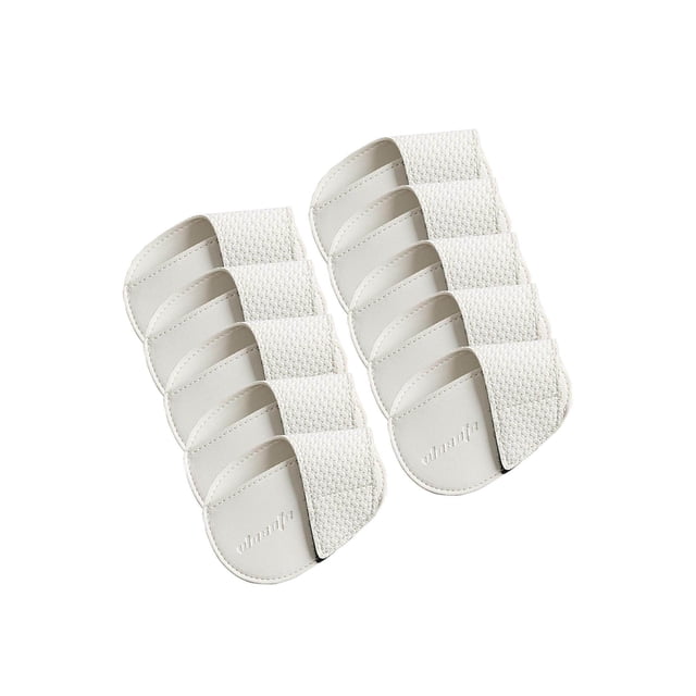Golf Head Covers PU Portable Protector for Athlete Playing Exercising Golf Travel Golf Training White Small