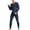 Navy1, variant on yillto Men Underwear Thermal Set Big and Tall Crewneck Fleece Tops Base Layer Bottom Warm Pants 2 Piece
