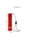 thumbnail image 3 of 3 Inch Compact LED Torch USB C Rechargeable Aluminum Small Flashlight with Single Mode and High Lumens for Emergency Kits Silver, 3 of 4