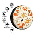 thumbnail image 5 of Bingfone Flower Fox Spare Tire Cover Weatherproof Universal Wheel Protectors For Rv Camper Travel Trailer Suv Truck 14 Inch, 5 of 9