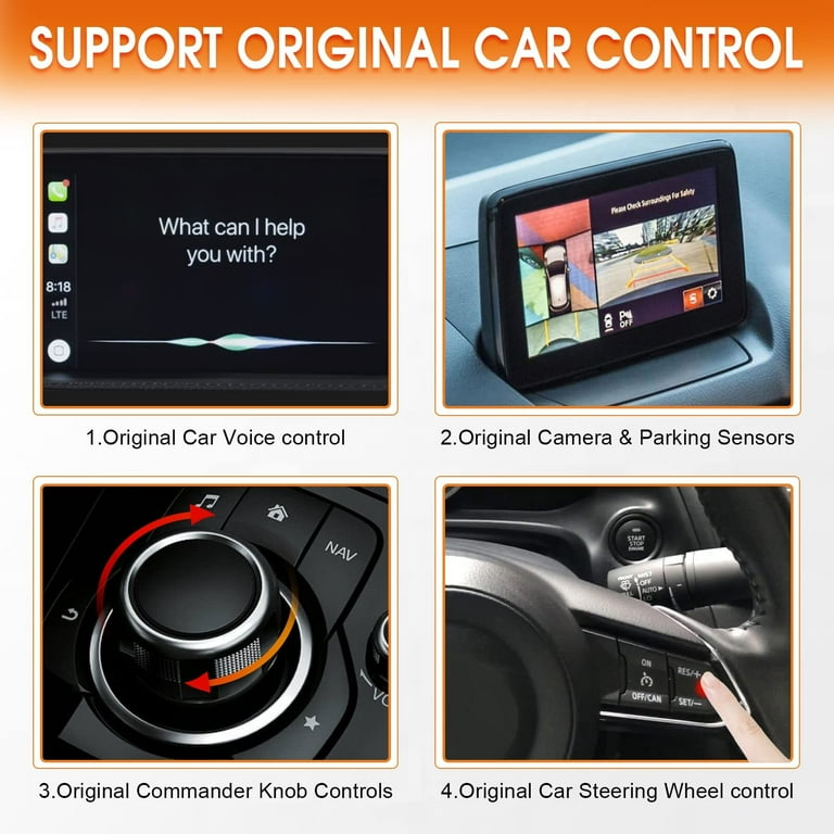Mazda Apple CarPlay and Android Car Auto Retrofit Kit Mazda Apple CarPlay and Android Car Auto Retrofit Kit