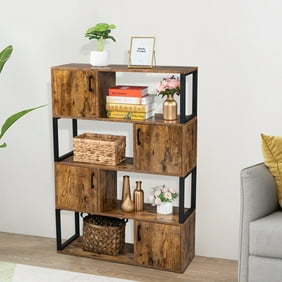 rustic bookcase oraganizer pcmos