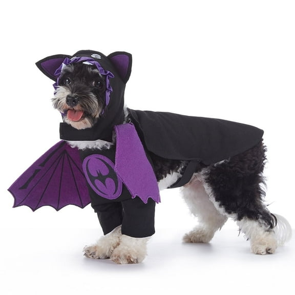 Halloween Dog Costumes Clothes Flying Devil Bat, Cute Dog and Cat Halloween Cosplay clothes, Fit for Small Doggy and Kitten-M