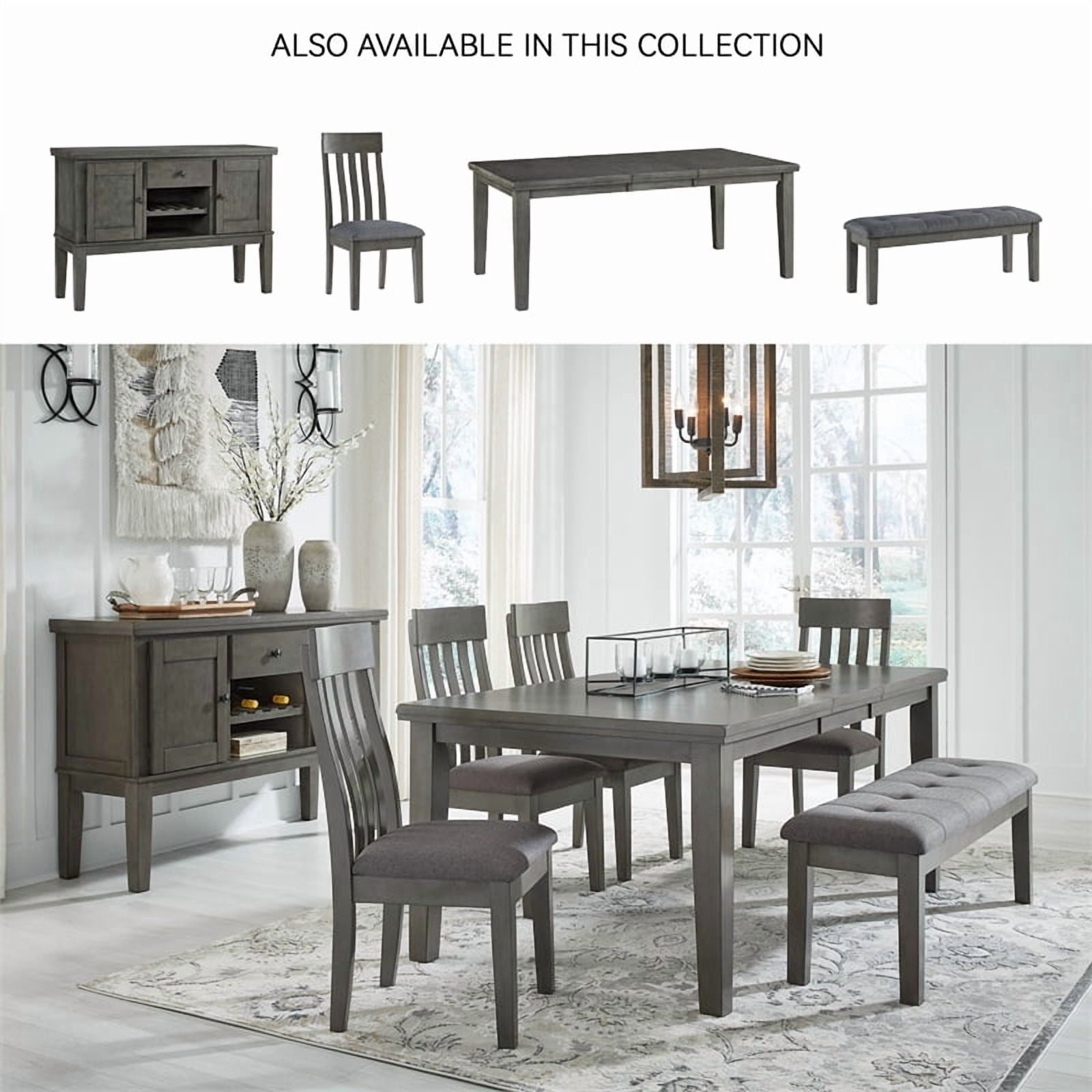 Signature Design by Ashley Hallanden Gray Dining Extension Table