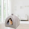 thumbnail image 3 of Portable Cat house Warm Cushion Washable Kennel Nest for Kitten Dog S, 3 of 8