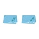 thumbnail image 3 of Matsuzay 50 piezas de impresión duradera con tarjetas de nombre de ahuecadas de corazón, tarjeta de lugar de nombre hueco de corazón azul azul 2Conjunto, 3 of 6