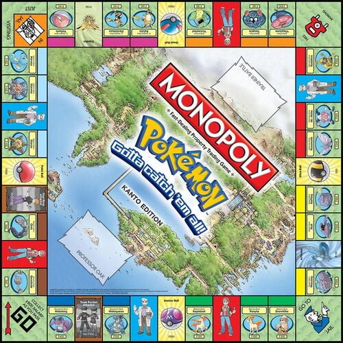 Details about   Pokemon Monopoly Kanto Edition Spare Parts Replacements 