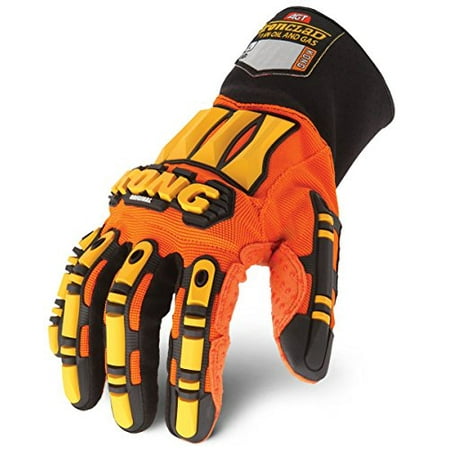 

Ironclad KONG SDX2-05-XL Original Oil & Gas Safety Impact Gloves X-Large - Orange