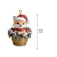 thumbnail image 2 of xihome Adorno navideño colgante acrlico para rbol de Navidad con asa fcil de usar para una decoracin festiva del hogar., 2 of 6