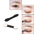 thumbnail image 4 of 100 Pack Disposable Eyeshadow Brush, Double Ended Sponge Eye Shadow Applicator Makeup Brushes - Black, 4 of 5