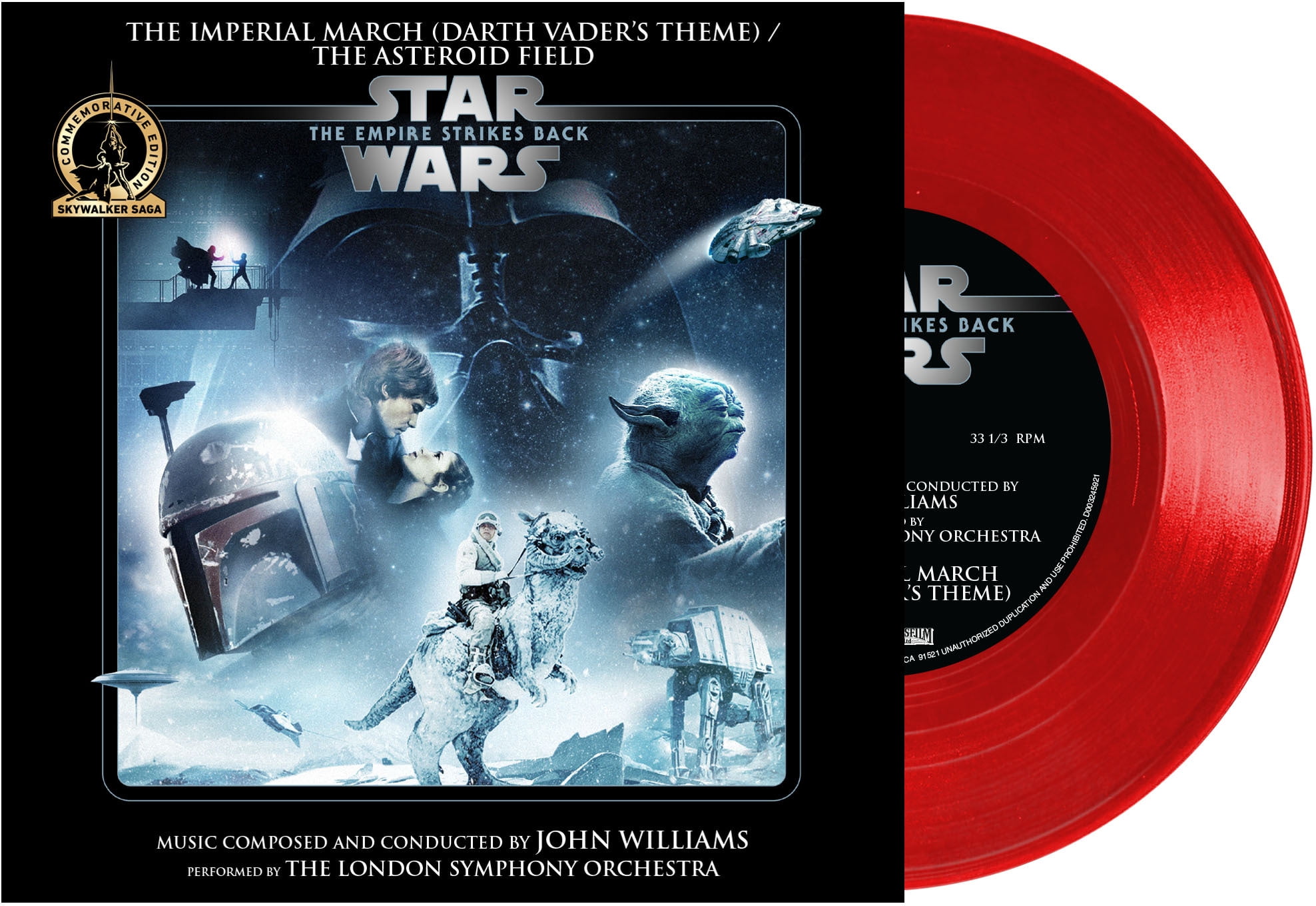Walt Disney Records Star Wars - The Imperial March (Darth Vader's Theme)The  Asteroid Field (Vinyl) - Walmart.com