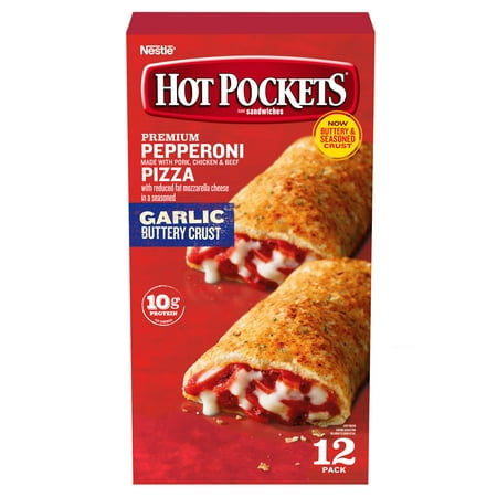 Hot Pockets Frozen Snack Pepperoni Pizza Frozen Sandwiches 54 oz.
