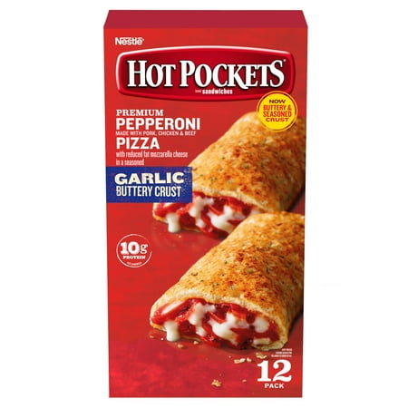 Hot Pockets Frozen Snack Pepperoni Pizza Frozen Sandwiches 54 oz.