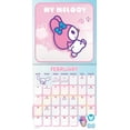 Trends International 2024 Hello Kitty Wall Calendar & Push Pins