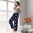 thumbnail image 5 of Pajama Pants Women - white Anchor steering wheel navyblue Soft Breathable Sleep & Lounge Pants for Women, Comfy Casual Pj Pants Bottoms with Pockets, 5 of 7