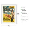 thumbnail image 2 of The Street with No Name - Starring Richard Widmark - Vintage Film Noir Movie Poster c.1948 - Japanese Unryu Rice Paper Art Print (Unframed) 18 x 24 in, 2 of 4