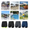 thumbnail image 4 of Doorslay Men's 2-in-1 Running Shorts Quick-Drying Breathable Energy Training Sports Jogging Cycling Shorts Extended Lining, 4 of 8