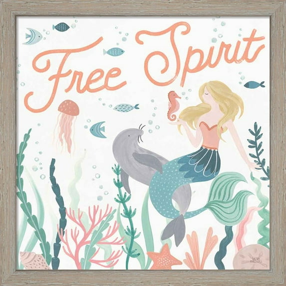 Great Art Now Under the Sea II by Laura Marshall, Framed Wall Art, 13W x 13H