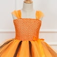thumbnail image 6 of Bnwani Girls Skirts Kids Sleeveless Sun Dress Flowers Dresses Halloween Orange Dresses 2-3 T, 6 of 7