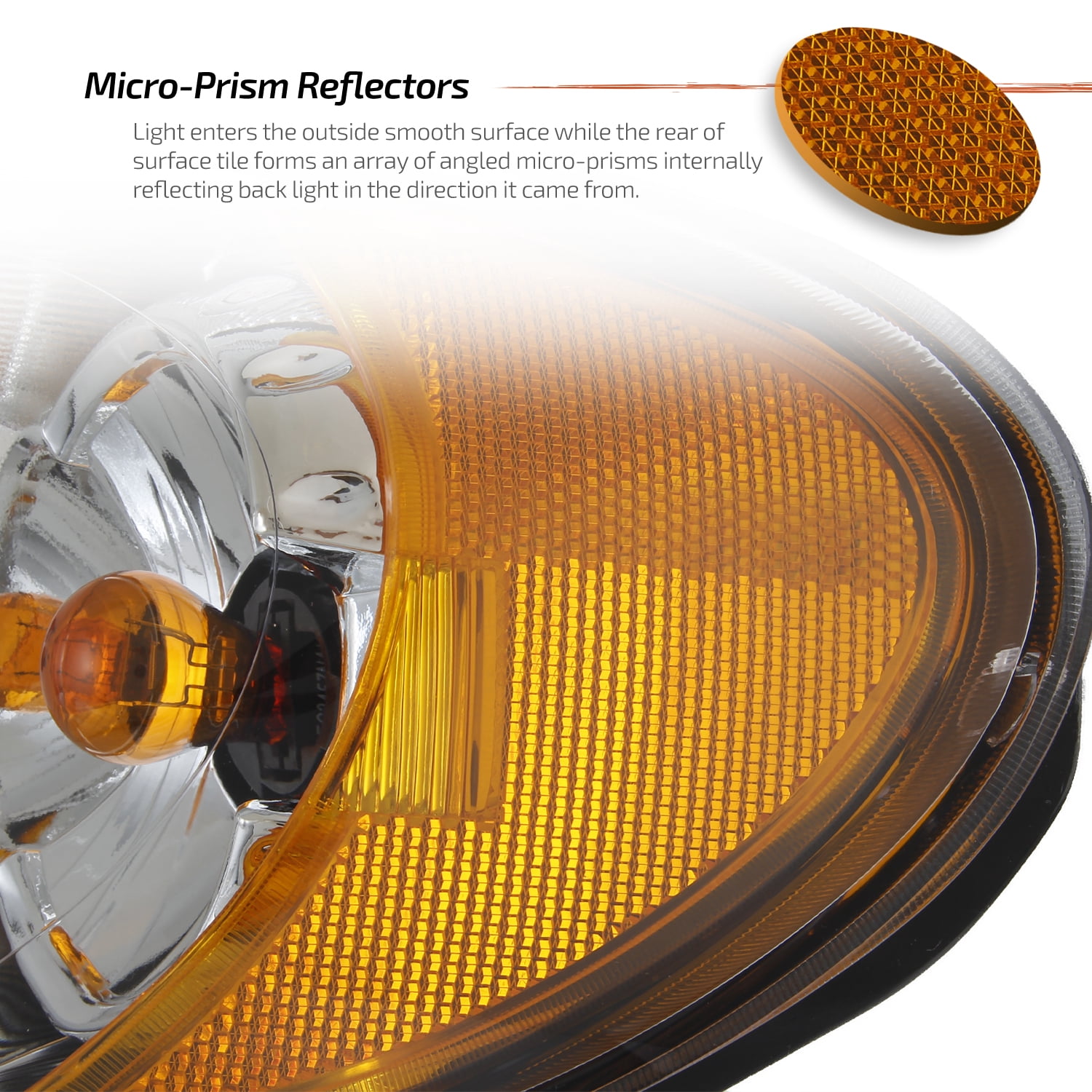 AKKON - OE Style Chrome Headlights For 2005-2007 Chrysler Town & Country Driver Left Side Assembly