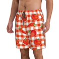 thumbnail image 2 of Logiee Tomatoes And Chili Print Mens Swim Trunks Quick Dry Board Shorts,Breathable Hawaii Beach Shorts Swimwear Bathing Suits-X-Large, 2 of 6