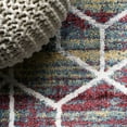 thumbnail image 5 of JONATHAN Y SUPERSOFT 3 x 5 Area Rug, Tumbling Blocks Modern Geometric - Multi/White, SEU101J-3, 5 of 9