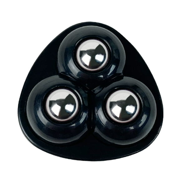 Dvkptbk Small Pulley Adhesive Universal Wheel with Three Ball Bearings No Drilling Silent Load-bearing Household Hardware 360 Degree Small Pulley 4pcs Small Pulley
