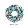 thumbnail image 2 of Christmas Decoration Wreath Door Hanging Christmas Scene Arrangement Wall Hanging Decor, PVC Material, Suitable for Entry Doors and Hallways, Reusable, Elegant Design, 2 of 7