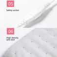 thumbnail image 4 of Clearance! Pedty Womens Fuzzy Blanket Electric Heated Throw Blanket Home Comfort 1Pc Electric Heating Neck and Shoulder Heating Pad Electric Heating Vest Heating Shawl Electric Blanket Grey, 4 of 7