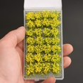 thumbnail image 2 of 28 Pcs Yellow Flower Cluster Flower Vegetation Groups Grass Tufts Static Scenery Model DIY Miniature for Train Landscape Railroad Scenery Sand Military Layout Model War Gaming Terrain, 2 of 5