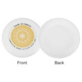 thumbnail image 2 of Unique Bargains 1 Pce Disque Volant Rond 10.63 Pouces Blanc Jaune, 2 of 5
