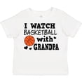 thumbnail image 3 of Inktastic I Watch Basketball with Grandpa Boys Toddler T-Shirt, 3 of 5