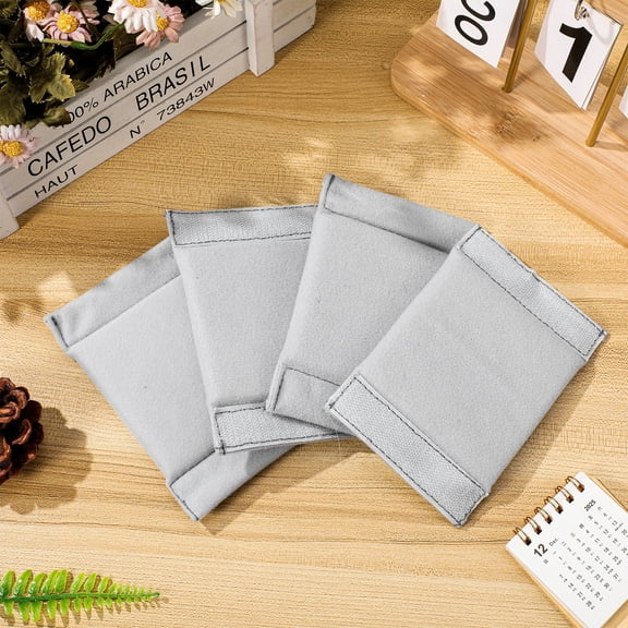 LIFKOME 4-Pack Adjustable Grey Camera Bag Dividers Inserts for Portable and Organized Storage Solution