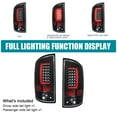 thumbnail image 5 of Spec-D Tuning Jet Black LED Tail Lights Compatible with 2007-2008 Dodge Ram 1500, 2007-2009 Dodge Ram 2500/3500, Left + Right Pair Assembly, 5 of 5