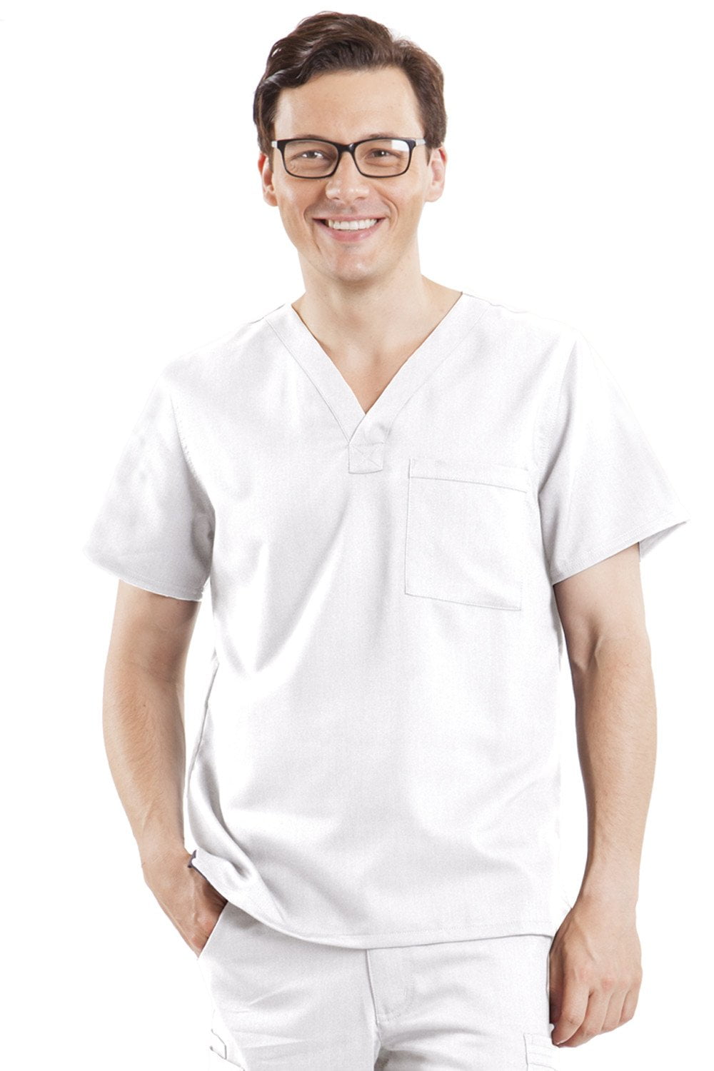 Healing Hands Blue Label Men's James 1Pocket Scrub Top