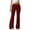 Wine, variant on Lenpel Flare Sweatpants for Women Casual Mid Rise Drawstring Bell Bottom Comfy Lounge Yoga Pants Bootcut Workout Pants
