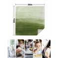 thumbnail image 4 of Sage Green Ombre Cloth Napkins Set of 8 Reusable Dinner Napkins, Modern Abstract Art Ocean Oil Painting Cocktail Napkin Washable Table Napkins for Wedding/Holiday Party/Baby Shower 20"x20", 4 of 7