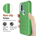 thumbnail image 4 of Xhy Moto G Power 2022 Case with Belt Clip Holster Screen Protector Military Grade Full Body Drop Protection 3 in 1 Rugged Durable Detachable for Motorola Moto G Power 2022 Phone-Green White, 4 of 9
