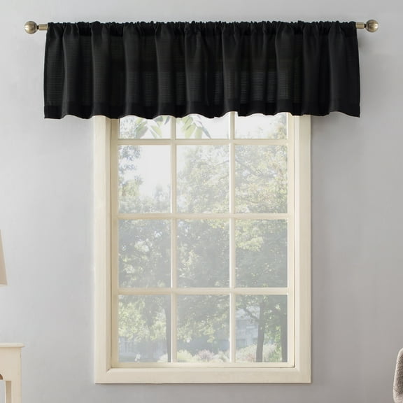 Mainstays Textured Solid Curtain Single Panel, Multiple Colors Available