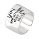 thumbnail image 1 of Anillos de motivación, anillos de pulgar únicos y llamativos, anillos de plata para mujer, 1 of 7