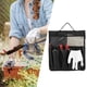 thumbnail image 4 of Bolsa De Herramientas De Jardín, Bolsa De Herramientas Plegable Ampliamente Utilizada, Tela Oxford Duradera, Peso Ligero, Trabajo Al Aire Libre Para Almacenamiento De Amonsee Negro, 4 of 8